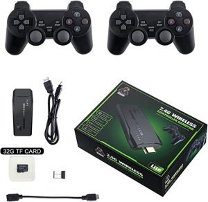 Video Game Retrô Stick 4k +10.000 jogos 2 controles sem fio 64Gb
