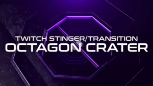 Transição Stinger - Cratera do Octógono para Twitch/Mixer/OBS/StreamLabs