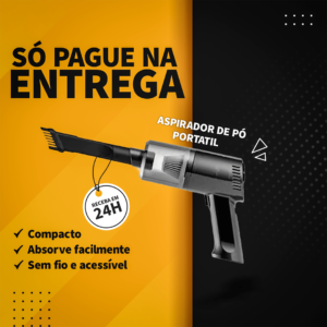 ASPIRADOR DE PÓ PORTÁTIL - Pague na Engrega